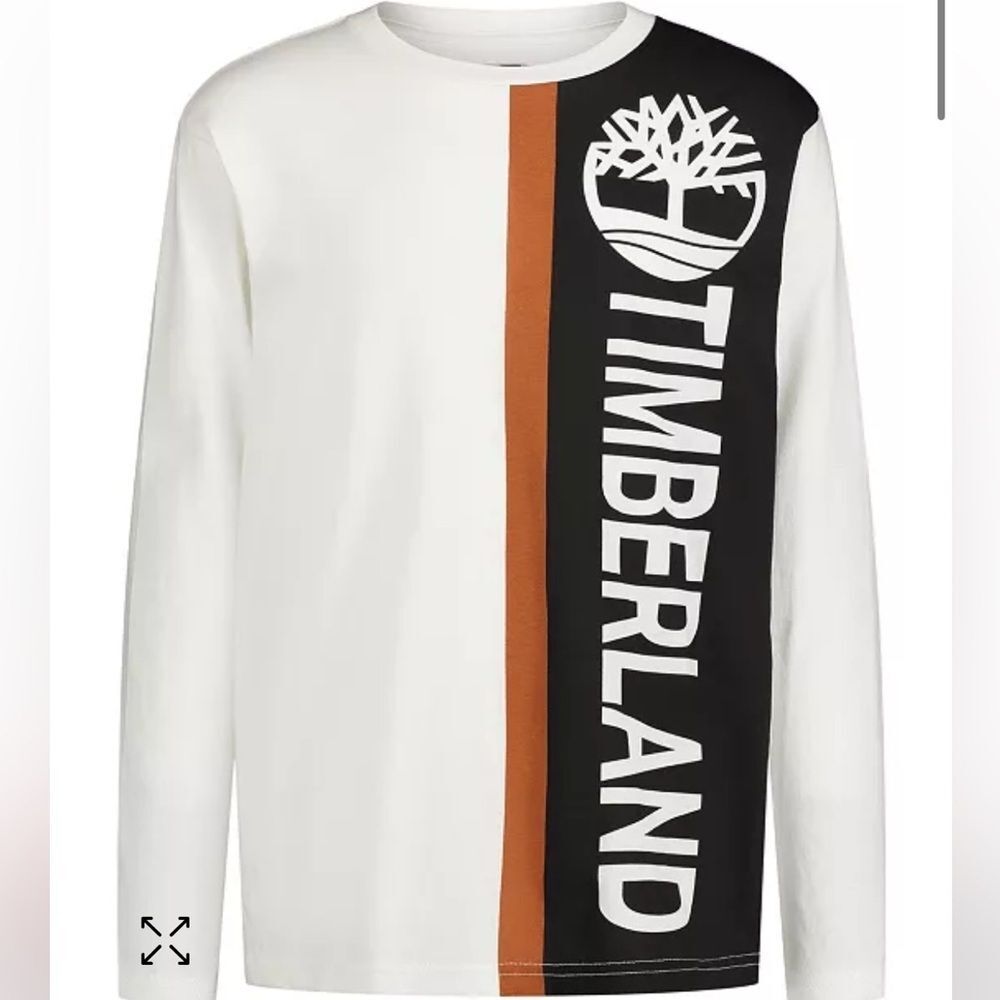 COPY - Timberland 🔥🥰 Big Boys shirt Side Block Long Sleeve T-shirt, Tee M